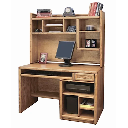 49 Inch Computer Desk and Open Hutch